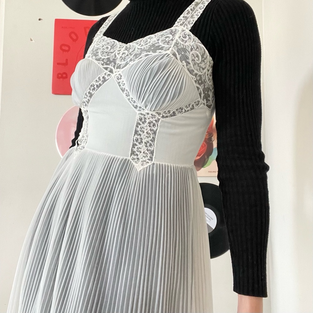 vintage lingerie slip dress